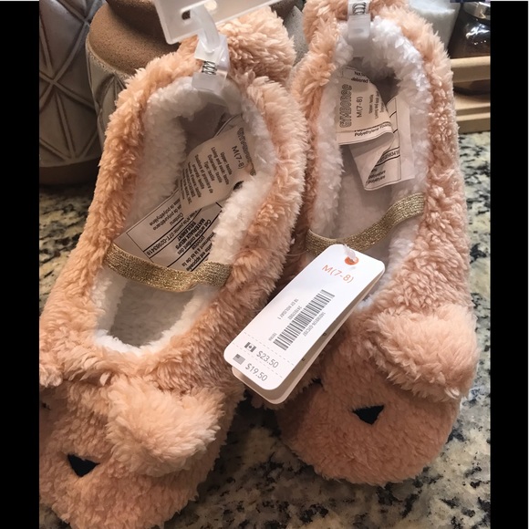 GYMBOREE FUZZY CAT SLIPPERS NEW - Picture 6 of 6